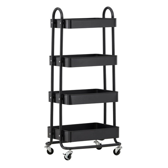 Étagère 4 niveaux en métal