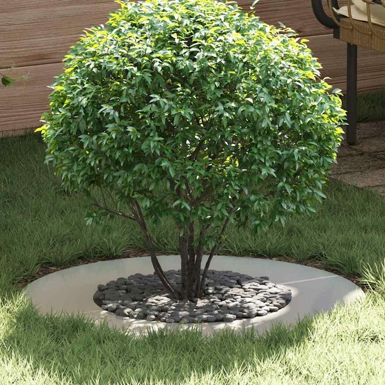 Adapté pour anneaux d'arbre plats 5 pcs argent ø40 / 70 cm