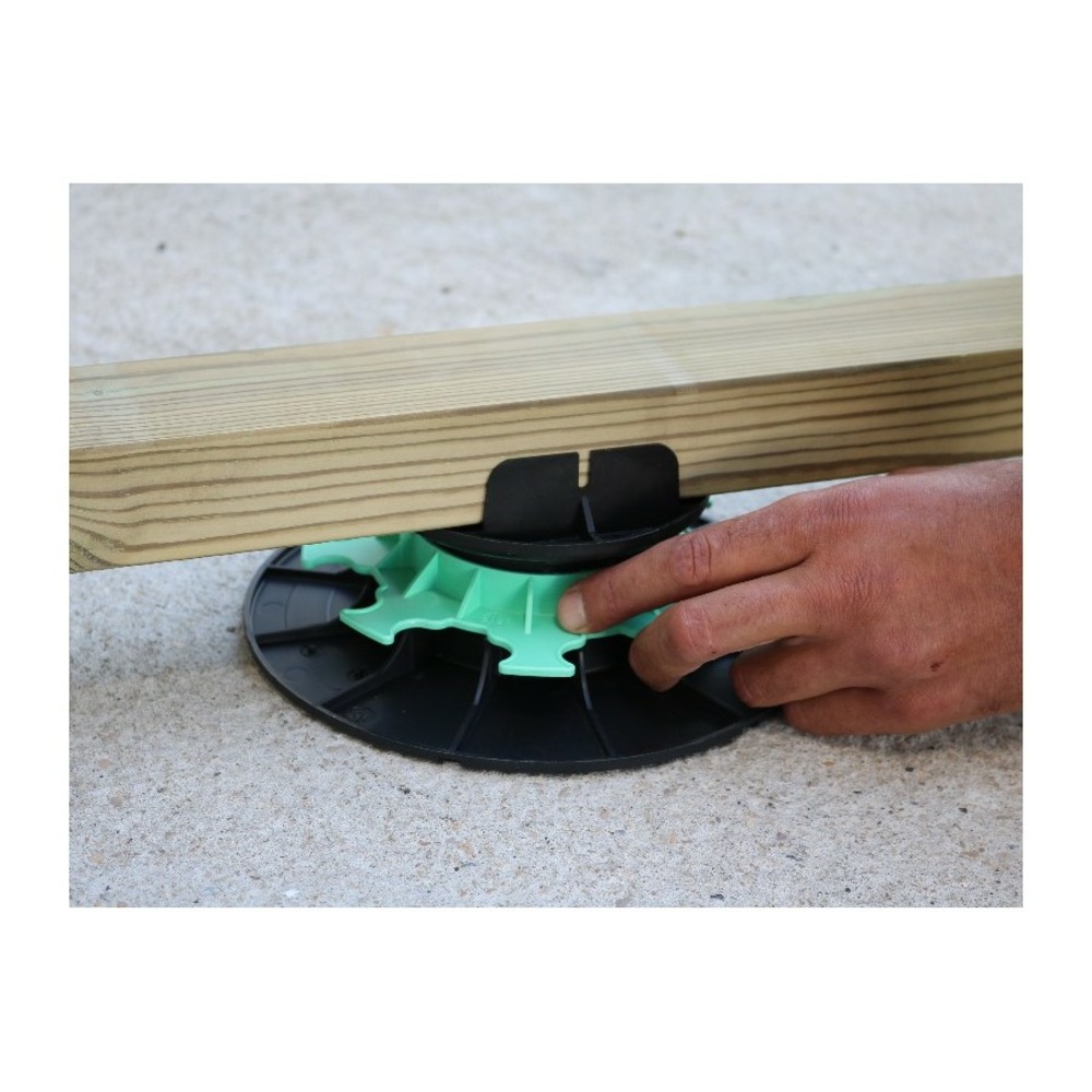 Plot terrasse pour lambourde réglable 40/60 mm jouplast