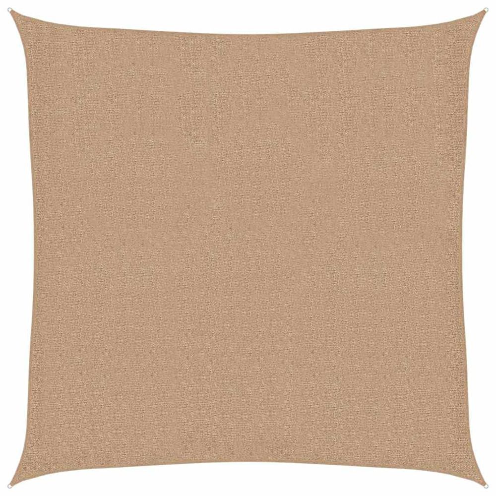 Voile d'ombrage 160 g/m² taupe 2,5x2,5 m pehd