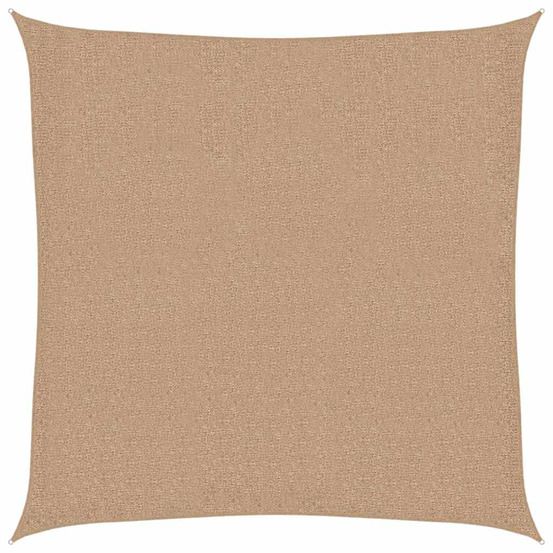 Voile d'ombrage 160 g/m² taupe 2,5x2,5 m pehd