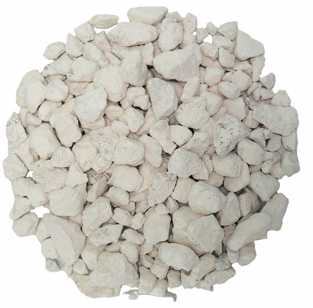 Lot de 4 sacs de 25 KG de gravillon blanc calcaire 6/16