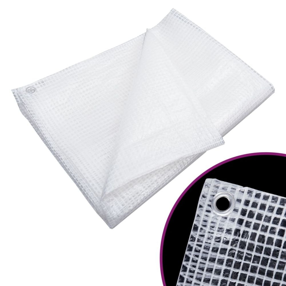Bâche de gaze 140 g/m² 6x10 m blanc
