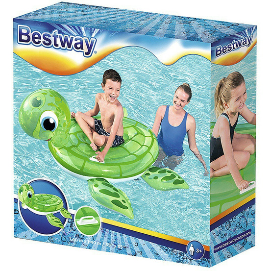 Tortue chevauchable 140x140 bestway bey41041