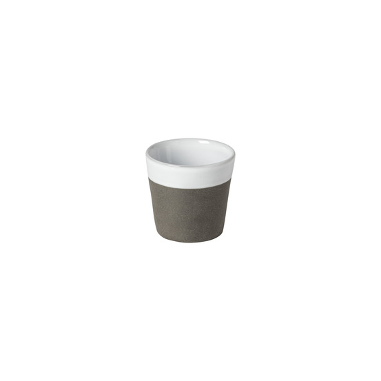 Tasse lungo grespresso nature blanc-ardoise 19,1 cl - lot de 6 - costa nova