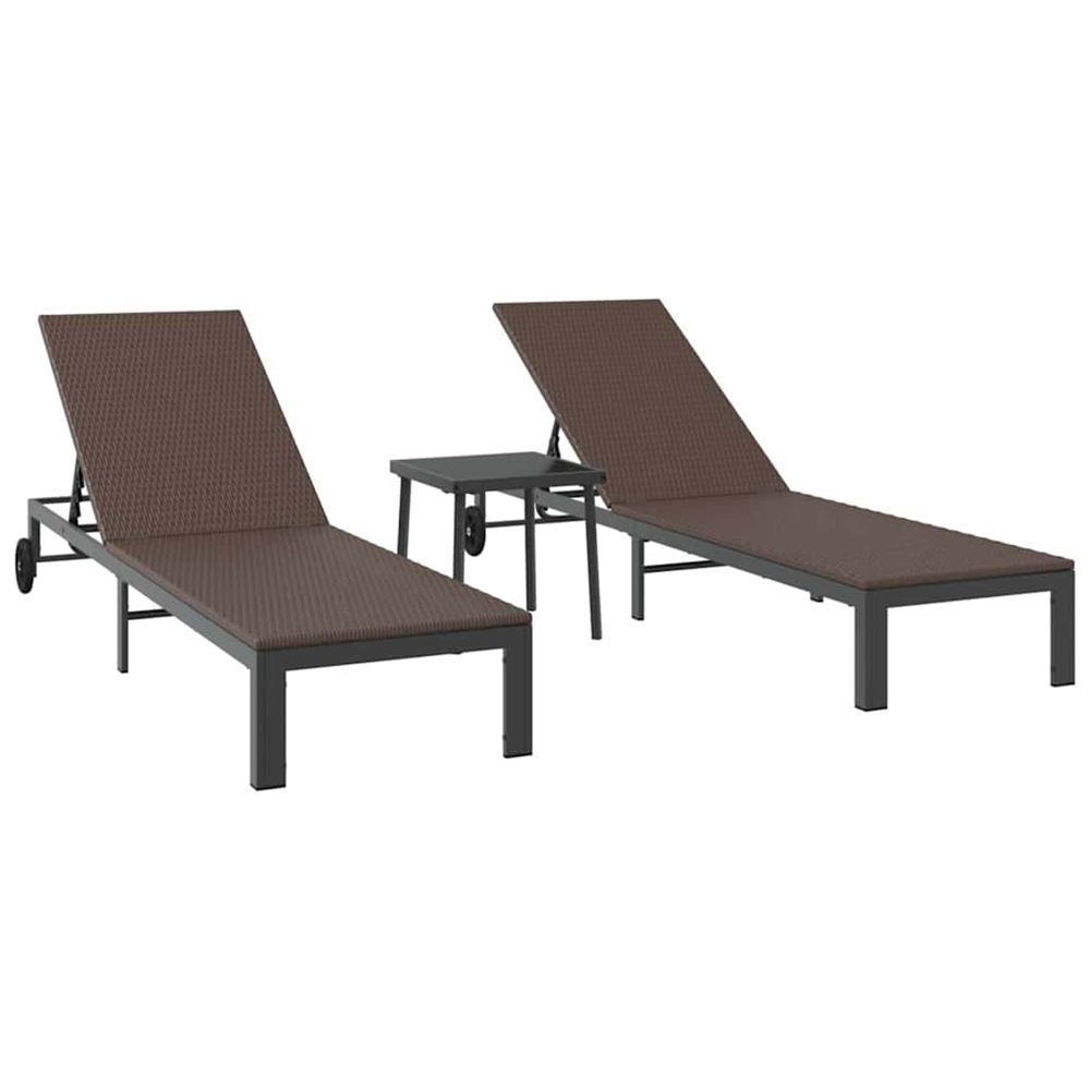 Transat 3 pc polyrotin marron