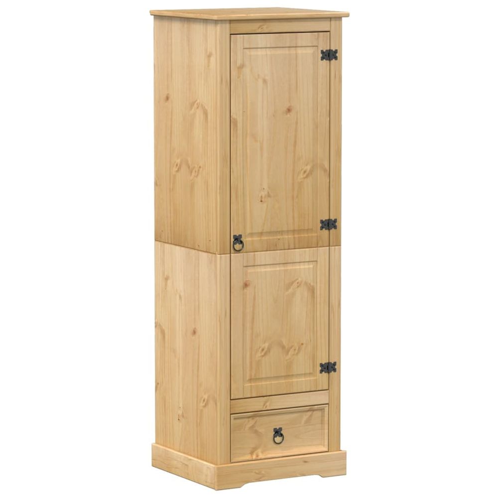 Garde-robe corona 55x50x170 cm bois de pin massif