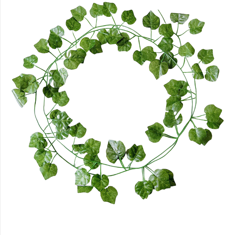 Branches de plantes artificielles, fleurs artificielles, vignes, feuilles de vigne 12 pièces