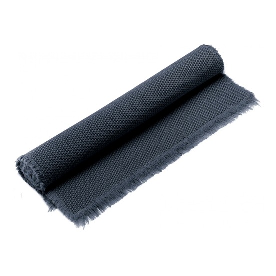 Tapis de bain uni elly ombre 54 x 64 cm