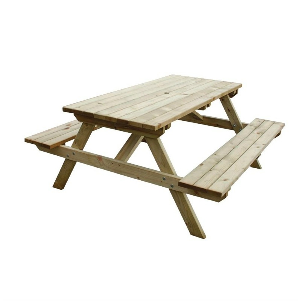 Table pique-nique en bois 6 places - rowlinson
