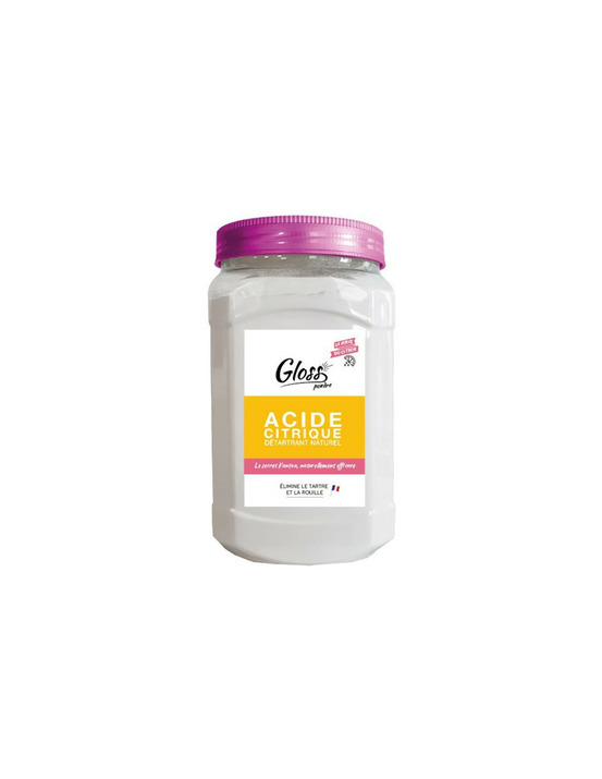Gloss acide citrique poudre 800gr - gloss