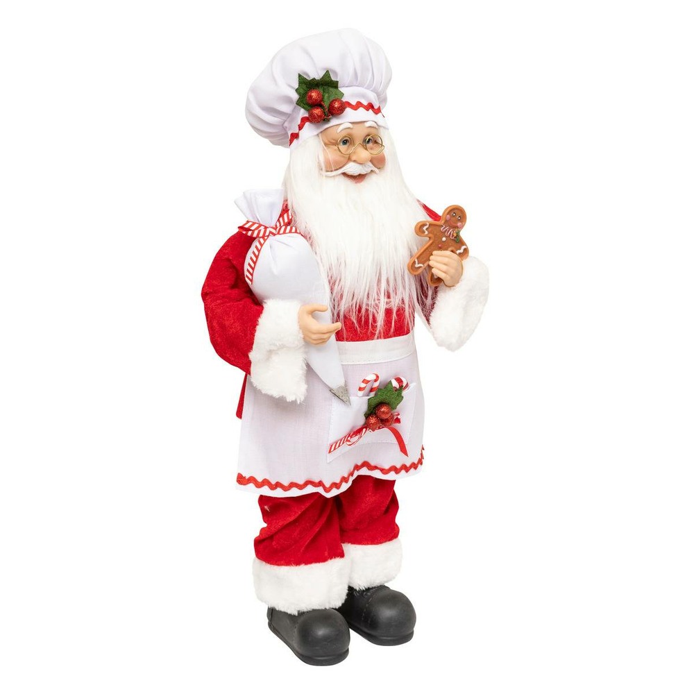 Pere noel papatissier 45cm
