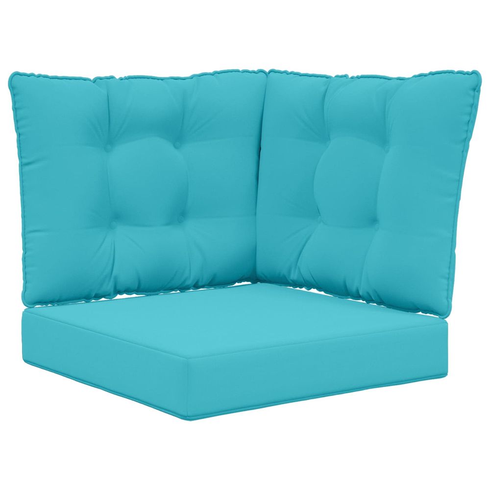Coussin de canapé d'extérieur polyester turquoise