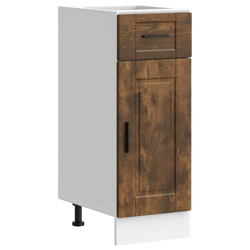 Armoire de cuisine porto chêne fumé bois d'ingénierie