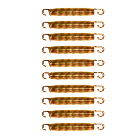 Kangui lot de 10 ressorts gold 175 mm pour trampoline de jardin