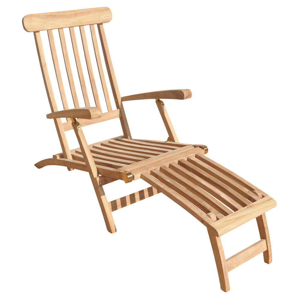 Transat pliant 153cm en teck lombok