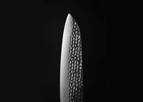 Santoku avec saya et boîte en bambou - lame 180 mm - kotai