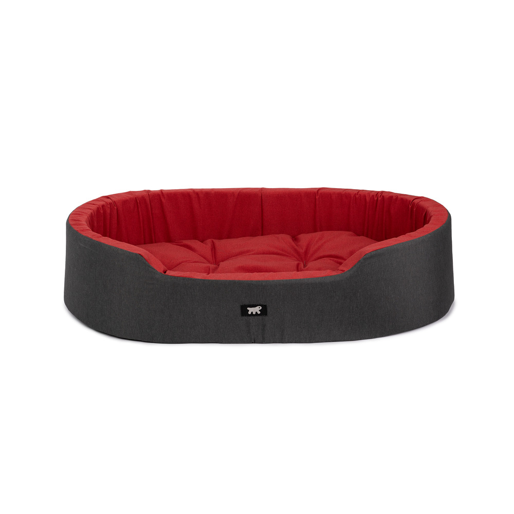 Ferplast panier chien dandy, coussin amovible et lavable, housse en coton avec rembourrage doux, lit pour chiens de grande taille,