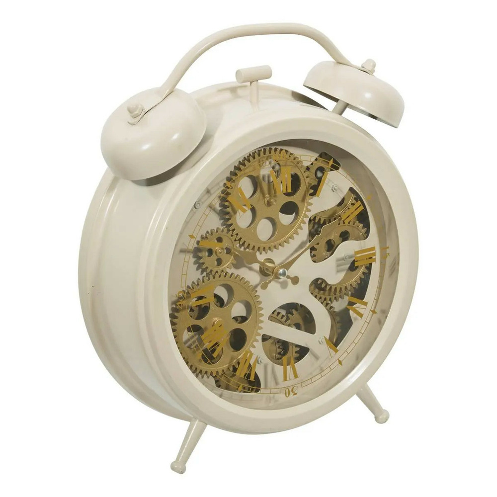 Horloge à poser en métal 