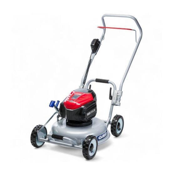 Tondeuse à gazon sans fil 82v professionnelle, 1000m² d'autonomie, mulching - grin bm46-82v