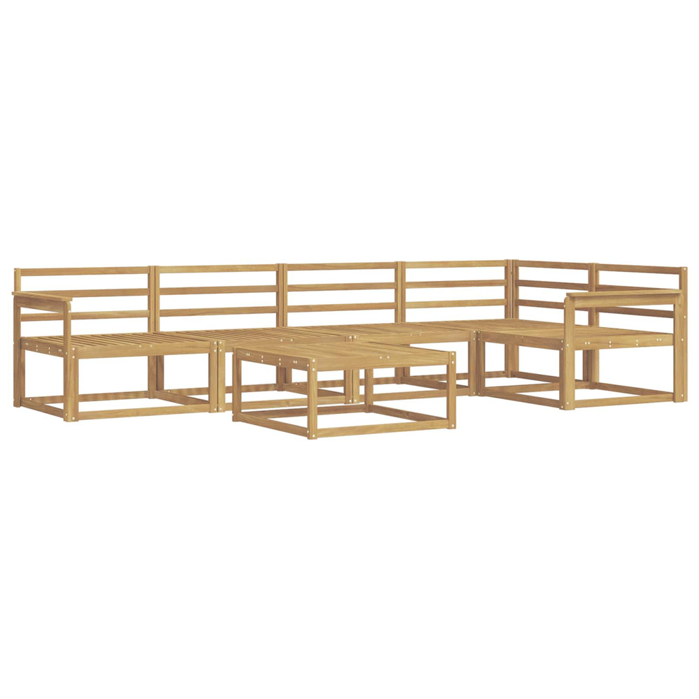 Ensemble de canapés d'extérieur 6 pcs blanc 79 x 79 x 37 cm