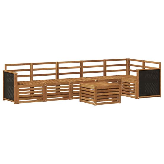 Ensemble de canapés d'extérieur 6 pc naturel