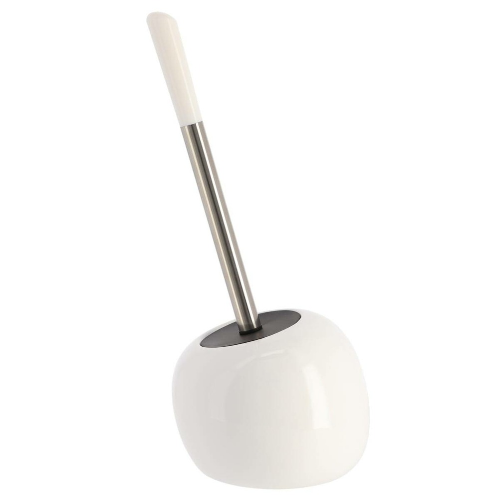 Brosse wc dolomite forme boule - blanc