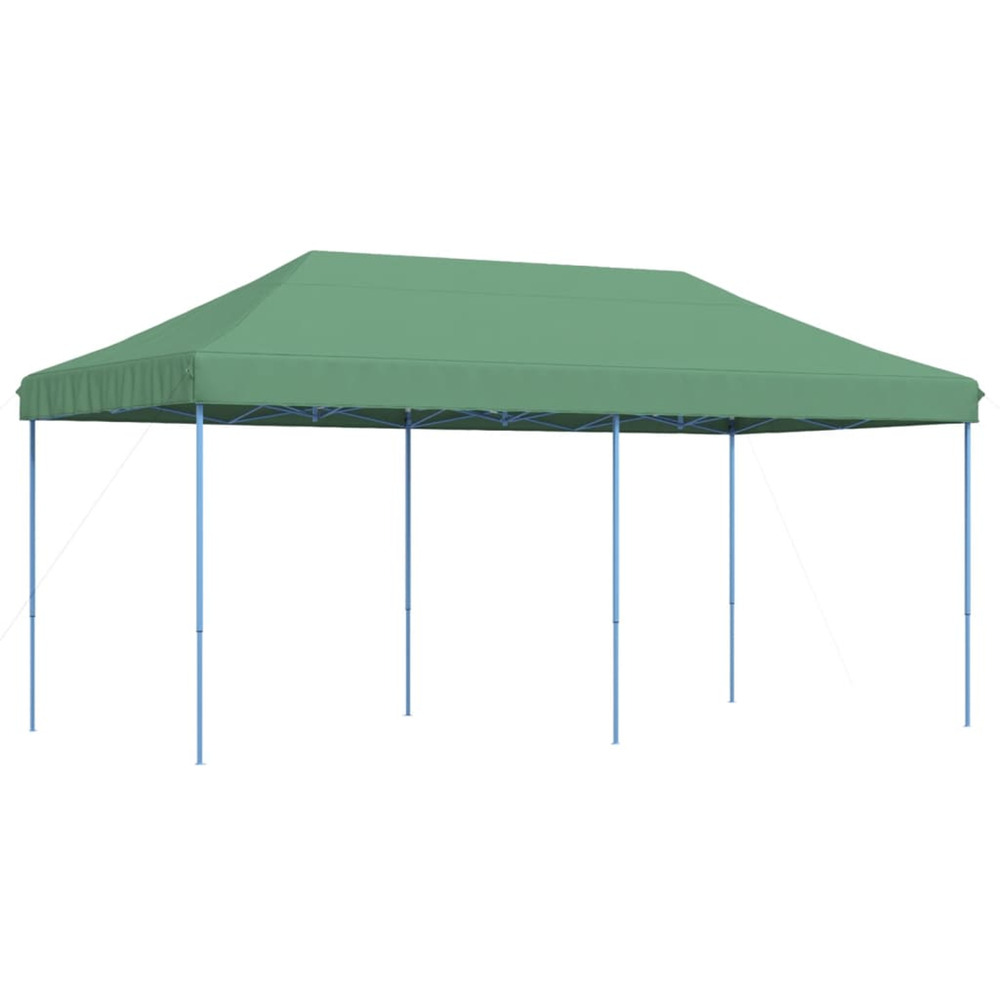 Tente de réception pliable escamotable vert 580x292x315 cm