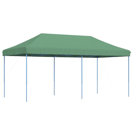 Tente de réception pliable escamotable vert 580x292x315 cm