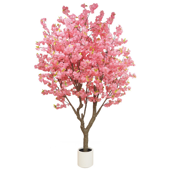 Cerisier artificiel rose 280cm
