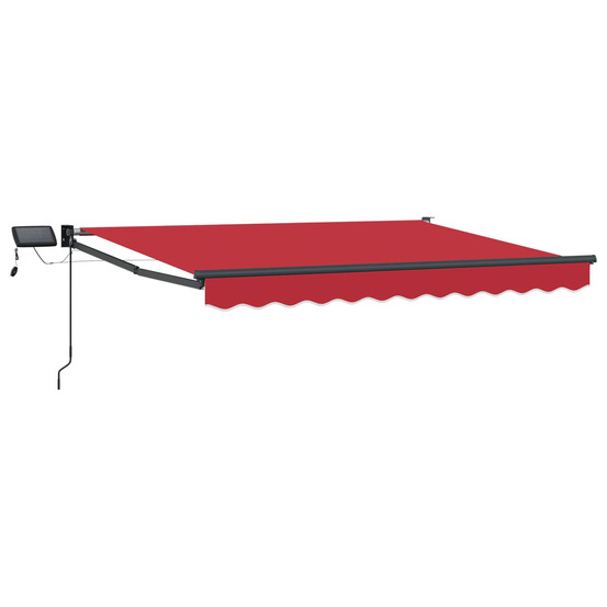 Store rétractable manuel avec leds 3,5 x 2,5 m