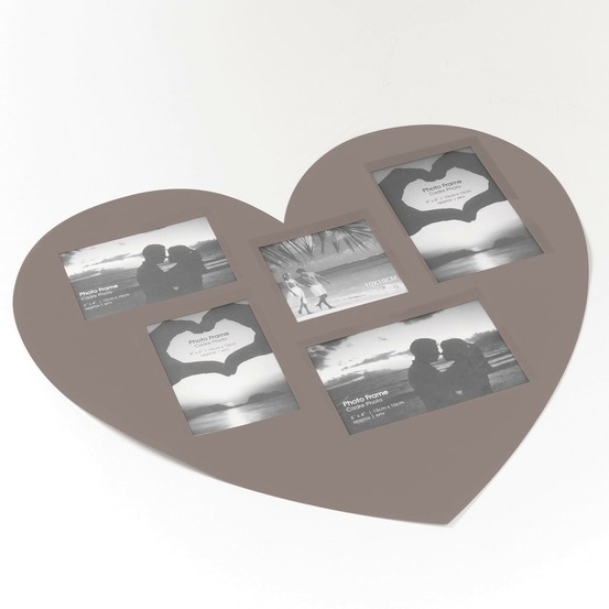 Set de table colllection cadre photos coeur