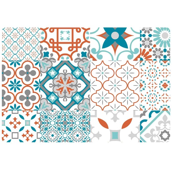 Set de table 30x44 cm taormina rouge