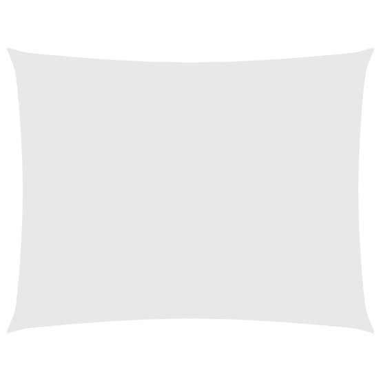 Voile de parasol tissu oxford rectangulaire 2,5x3,5 m blanc