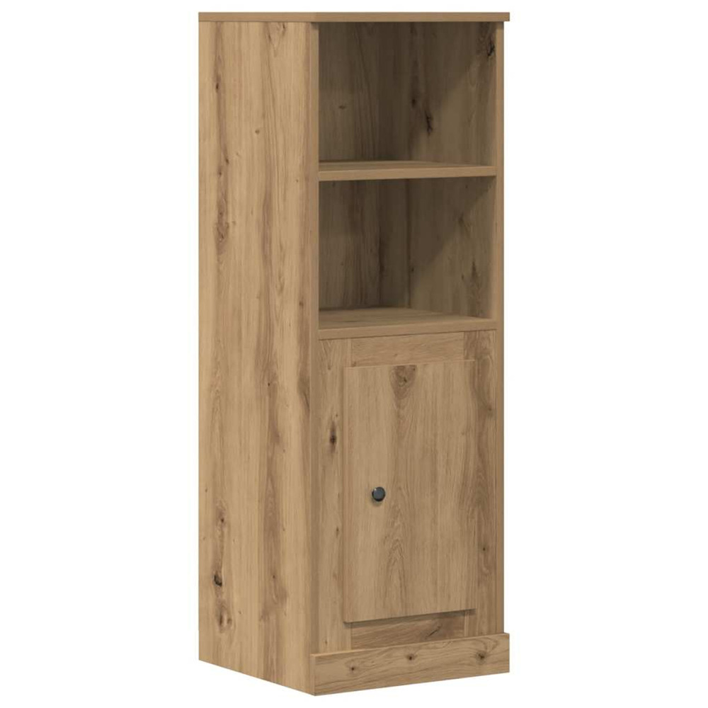 Buffet haut chêne artisanal 36x35,5x103,5 cm bois d'ingénierie