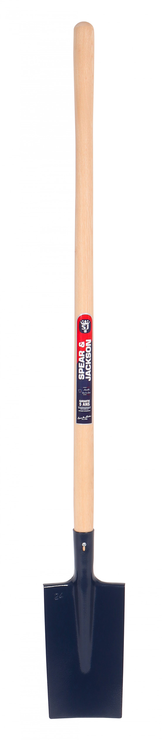 Bêche dame de 24 cm manche bois pomme