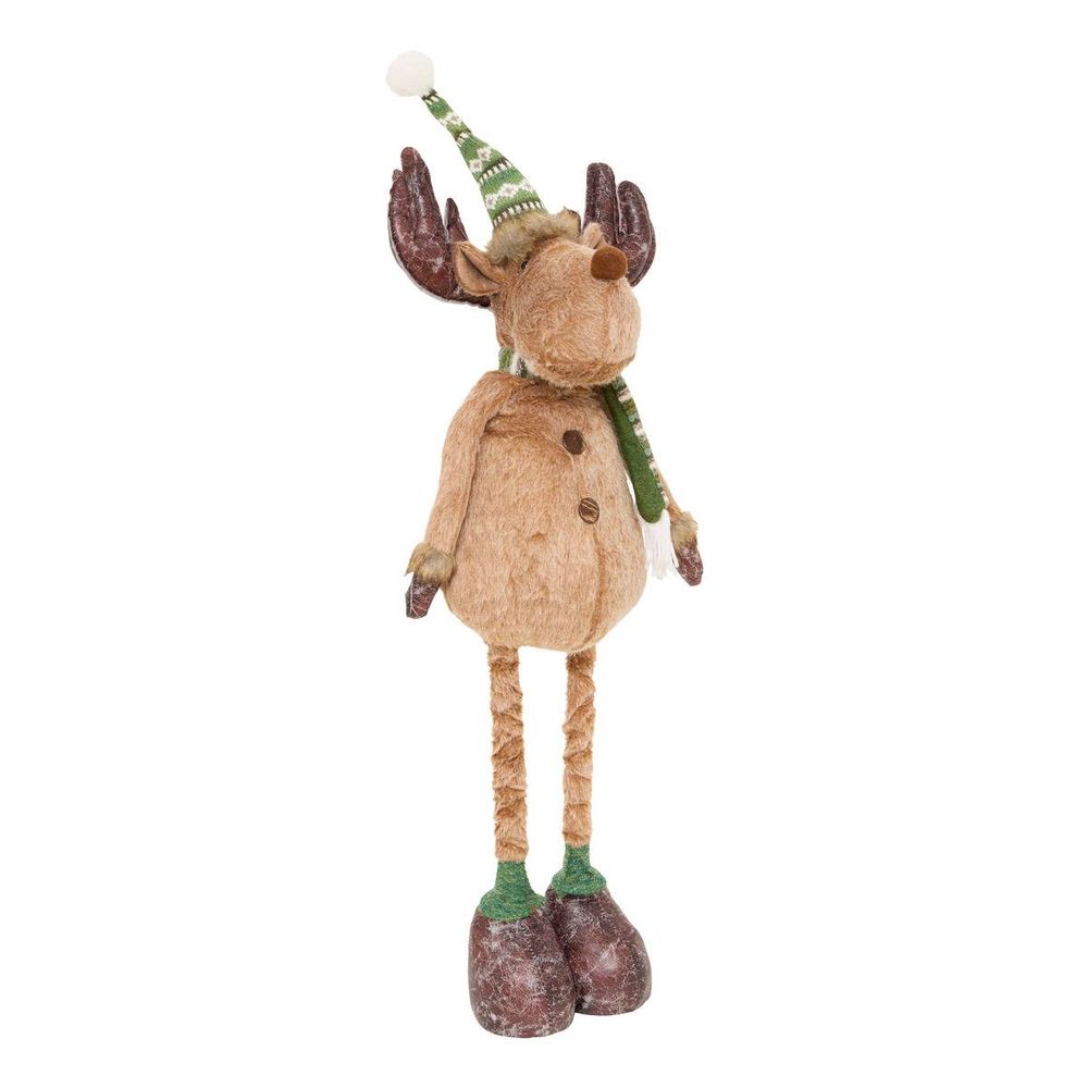 Renne de noël moss télescopique h. 96 cm