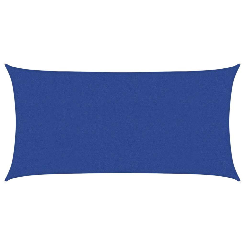 Voile d'ombrage 160 g/m² rectangulaire bleu 2,5x5 m pehd