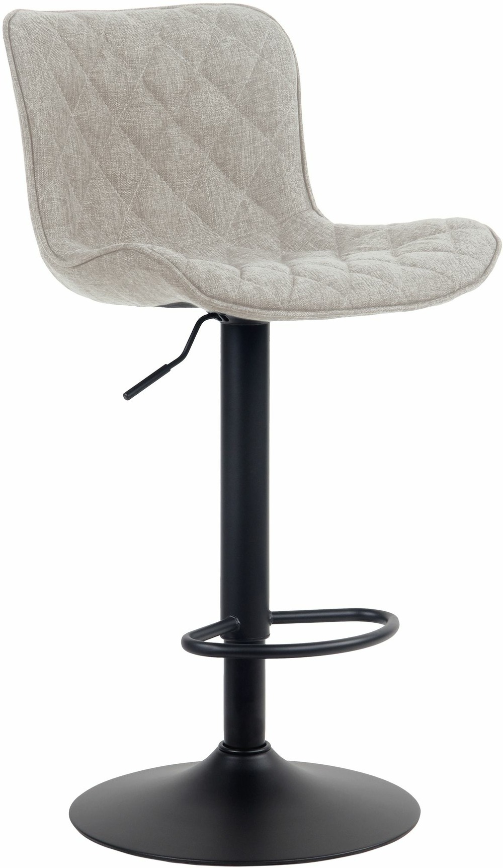 Tabouret de bar emma tissu