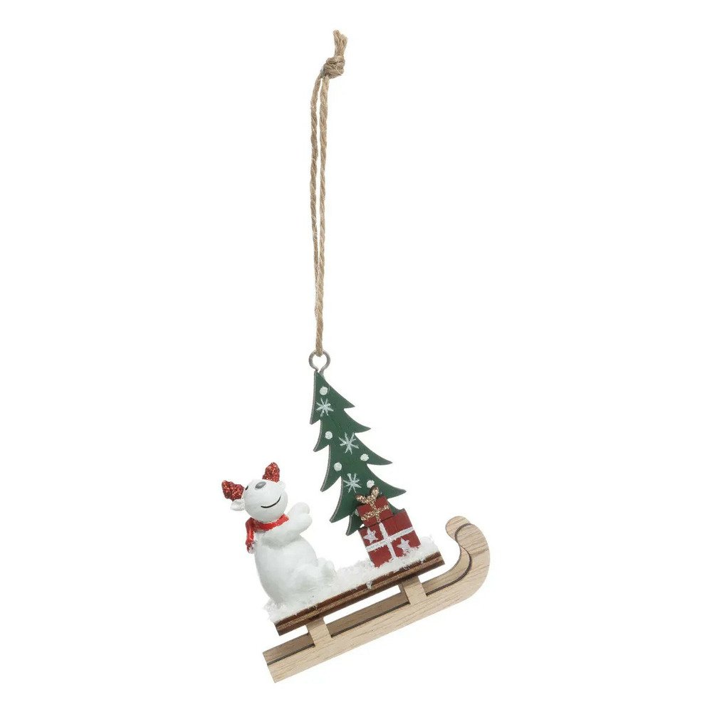 Sujet de noël traineau 