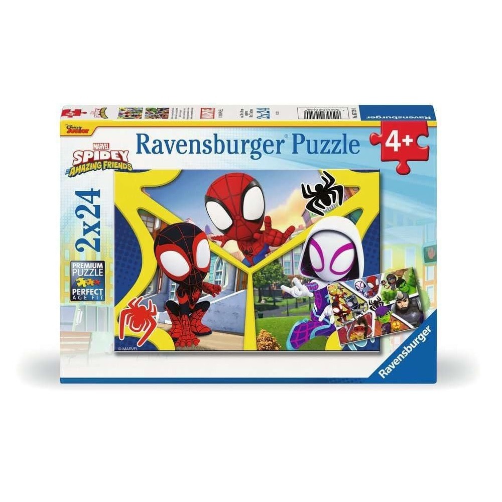Puzzle spidey et compagnie 2x24 pcs
