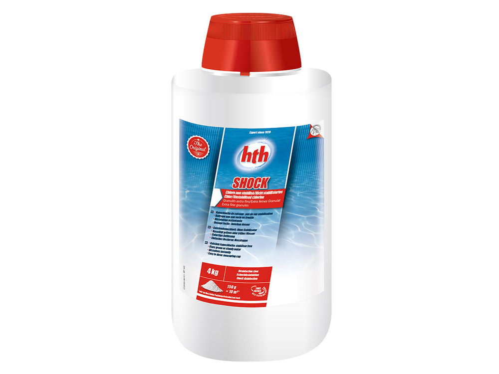 Chlore choc poudre sans stabilisant shock 4 kg