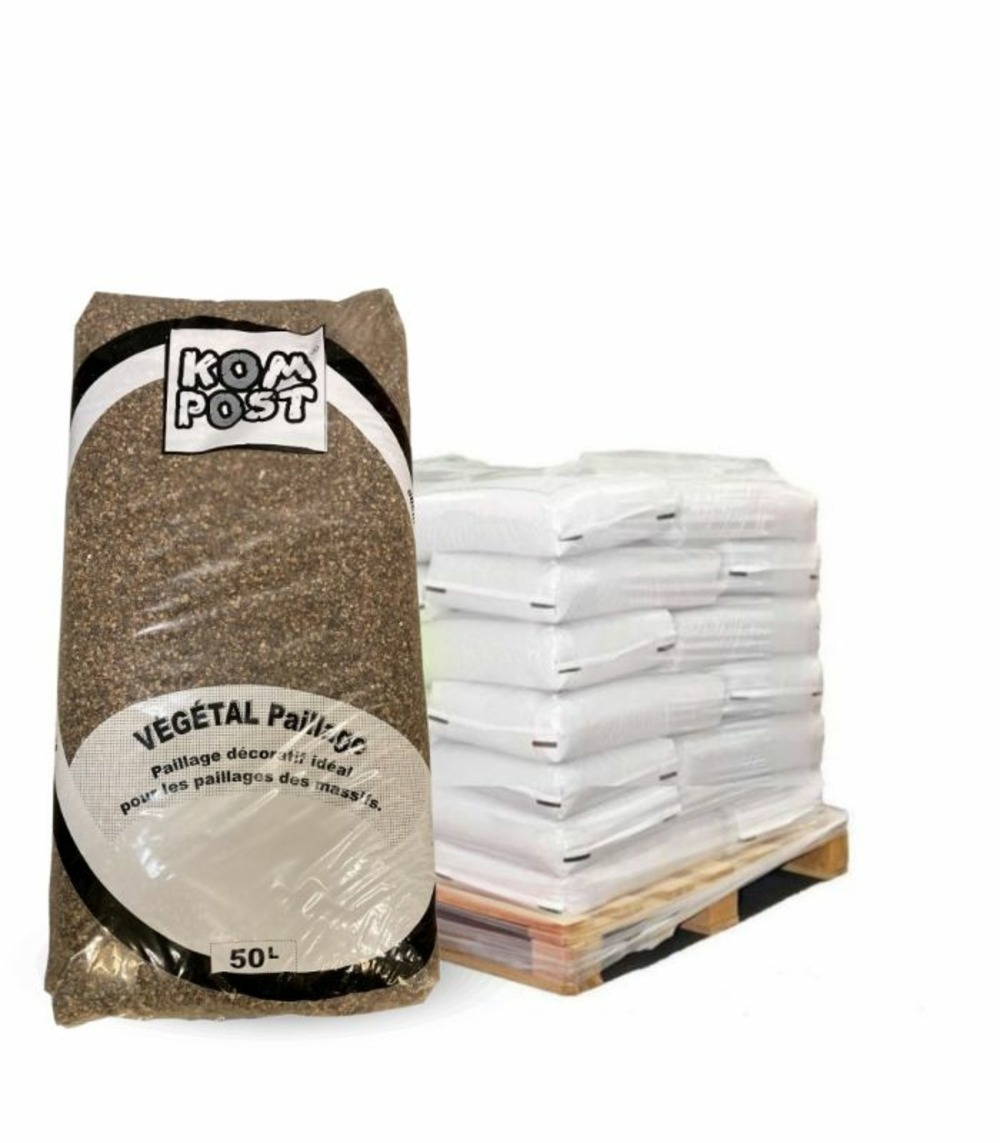 Paillis de cosses de sarrasin, double fonction - 36 sacs de 50 l - pro93-36x50