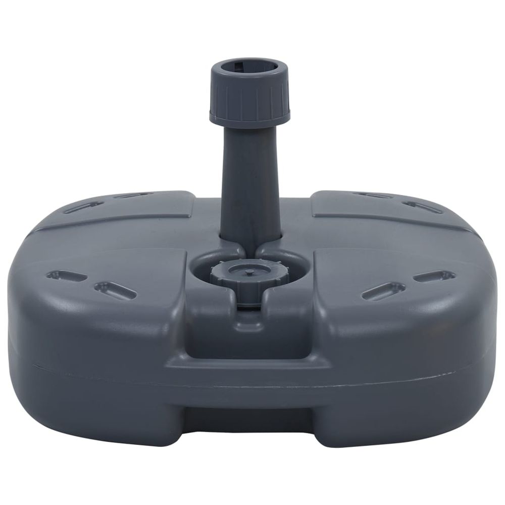 Socle de parasol portable Gris Rempli