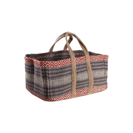 Sac à bûches en toile de jute épaisse pampa