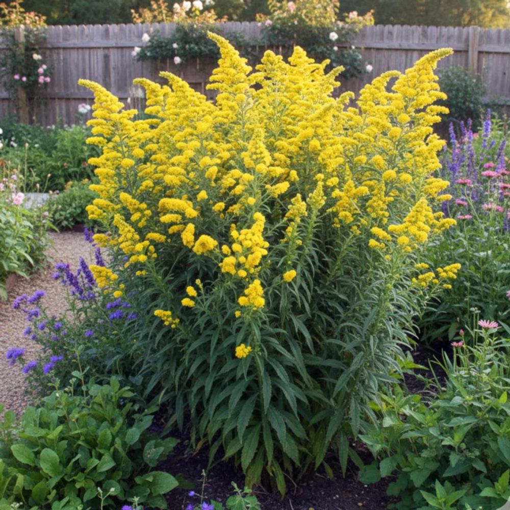 Verge d'or goldwedel, solidago lot de 5 godets