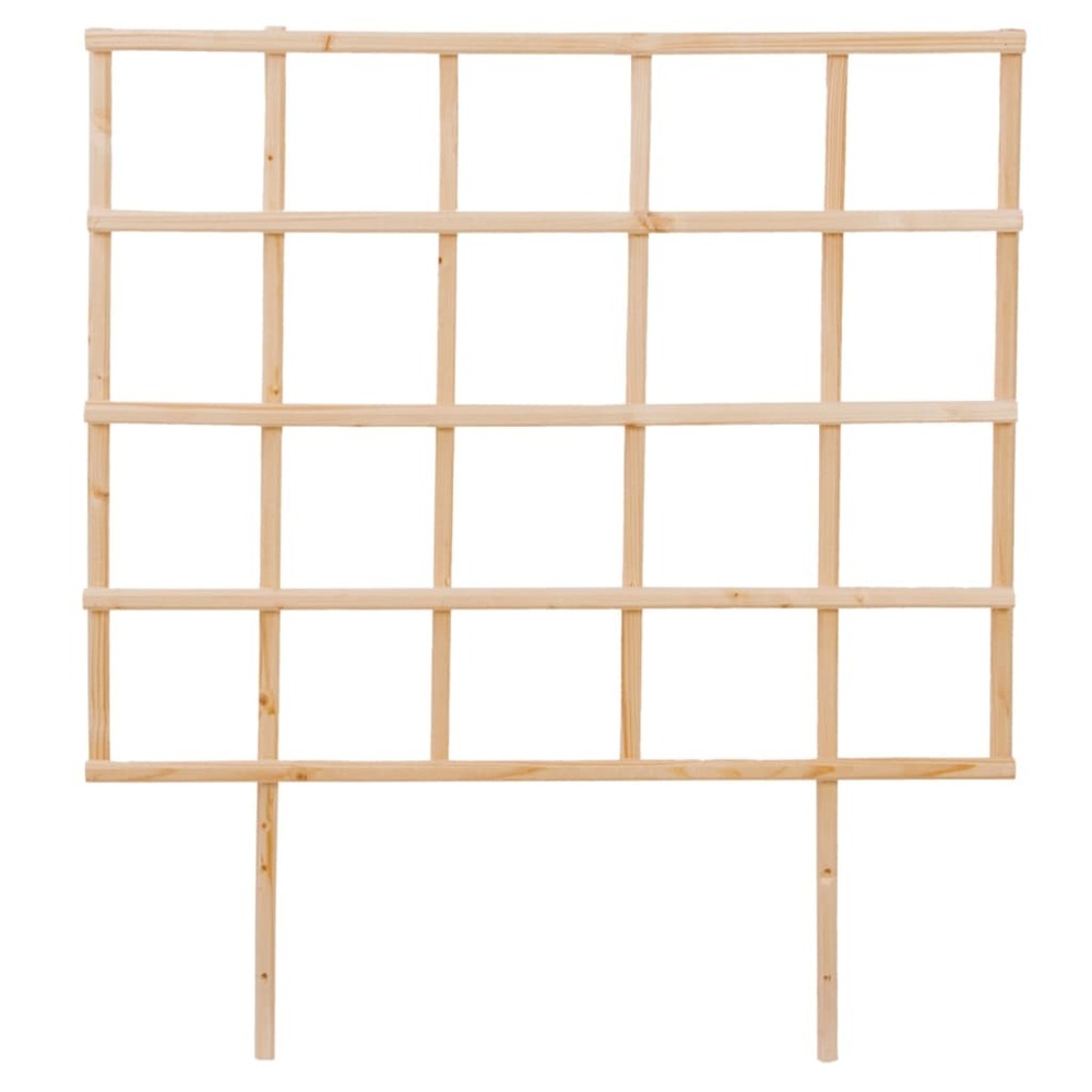 Treillis de jardinière surélevée naturel s