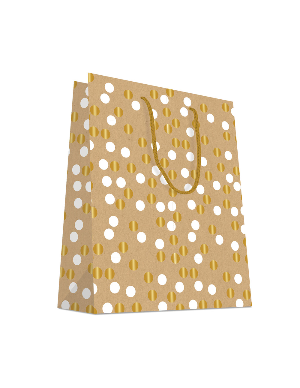 Sac kraft imprimé pois x20 - beaumont papeterie poitou