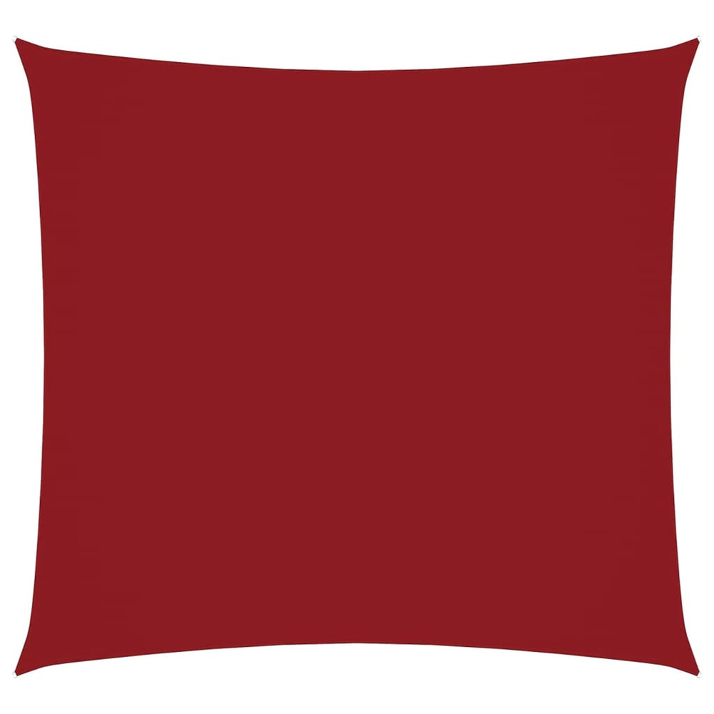Voile de parasol tissu oxford carré 2x2 m rouge