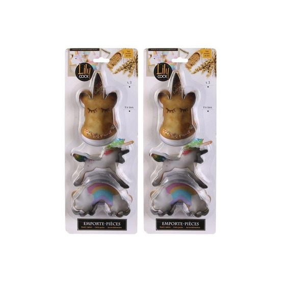 Emporte-pièces en métal licorne (lot de 2)
